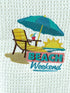 Beach Weekend Microfiber Waffle Weave Hand Towel - Kitchen Towel