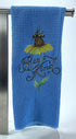 Bee Kind microfiber waffle weave hand  towel - Kitchen towel