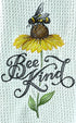 Bee Kind microfiber waffle weave hand  towel - Kitchen towel