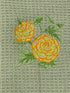Begonia Sketch microfiber waffle weave hand  towel