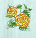 Begonia Sketch microfiber waffle weave hand  towel