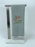 Camelia Sketch Microfiber Waffle Weave Hand Towel