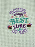 Dessert is Always the Best Time of Day Microfiber hand  towel - Kitchen towel