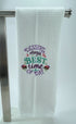 Dessert is Always the Best Time of Day Microfiber hand  towel - Kitchen towel