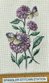 Flower and Butterfly microfiber waffle weave hand  towel - Kitchen towel