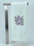 Gladiolus Sketch  microfiber waffle weave hand  towel