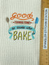 Good things come to those who bake microfiber waffle weave hand towel
