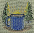 Happy Hour microfiber waffle weave kitchen towel