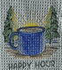 Happy Hour microfiber waffle weave kitchen towel