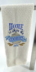 Home is Where the Cookies Are  microfiber waffle weave kitchen towel