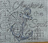 Hope Anchors the Soul microfiber waffle weave hand towel