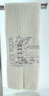 Let your light shine nautical microfiber waffle weave hand towel
