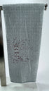 Let your light shine nautical microfiber waffle weave hand towel