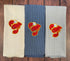Lobster microfiber waffle weave hand towel