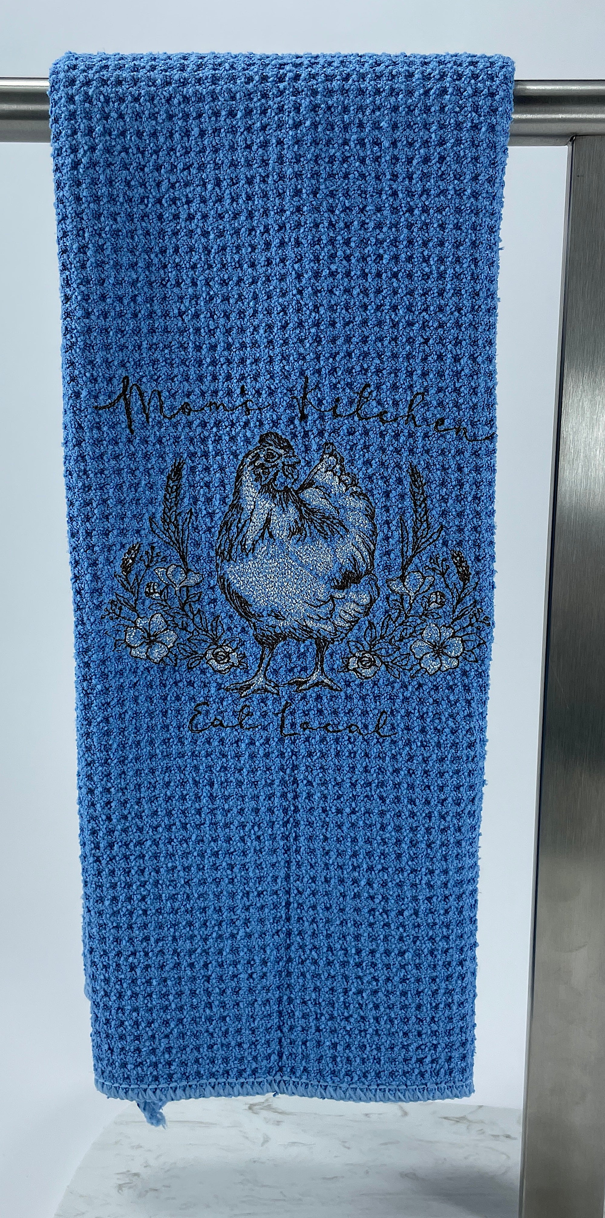 Mom's Kitchen Microfiber Waffle weave hand towel