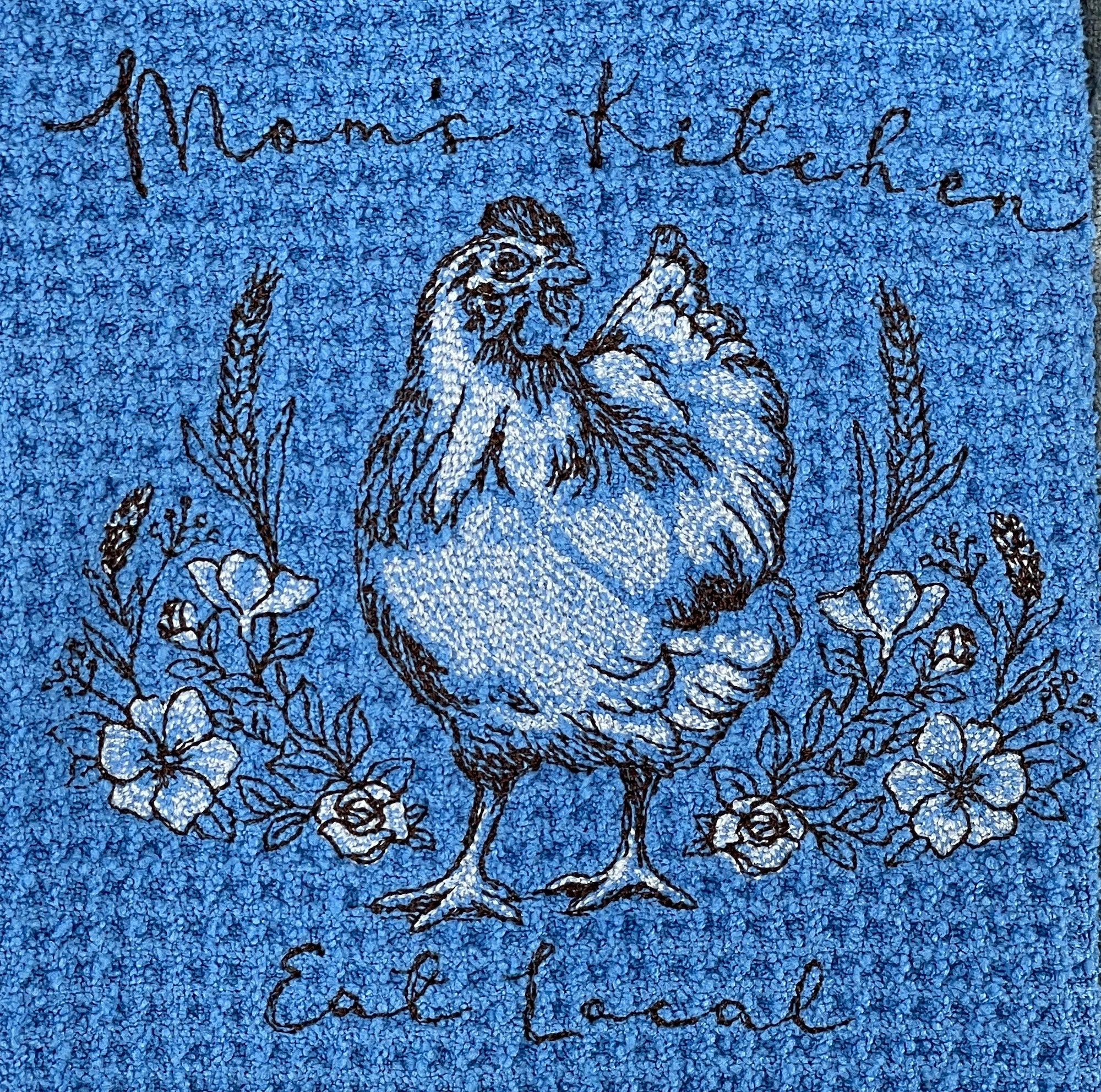 Mom's Kitchen Microfiber Waffle weave hand towel