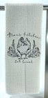 Mom's Kitchen Microfiber Waffle weave hand towel