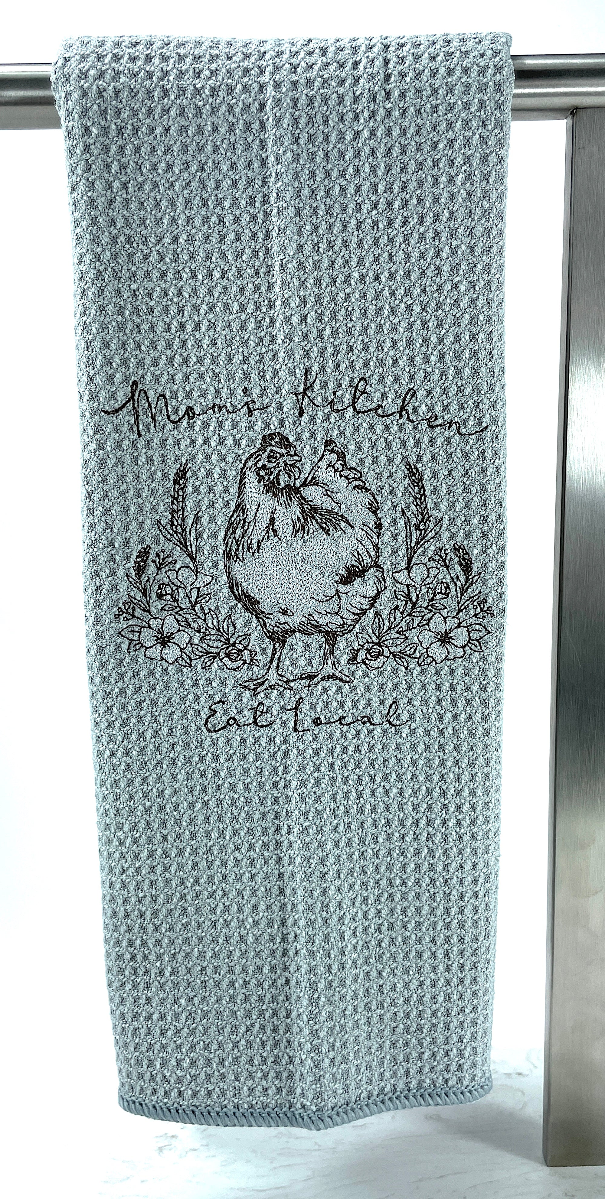 Mom's Kitchen Microfiber Waffle weave hand towel