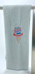 Ice Cream microfiber waffle weave hand  towel