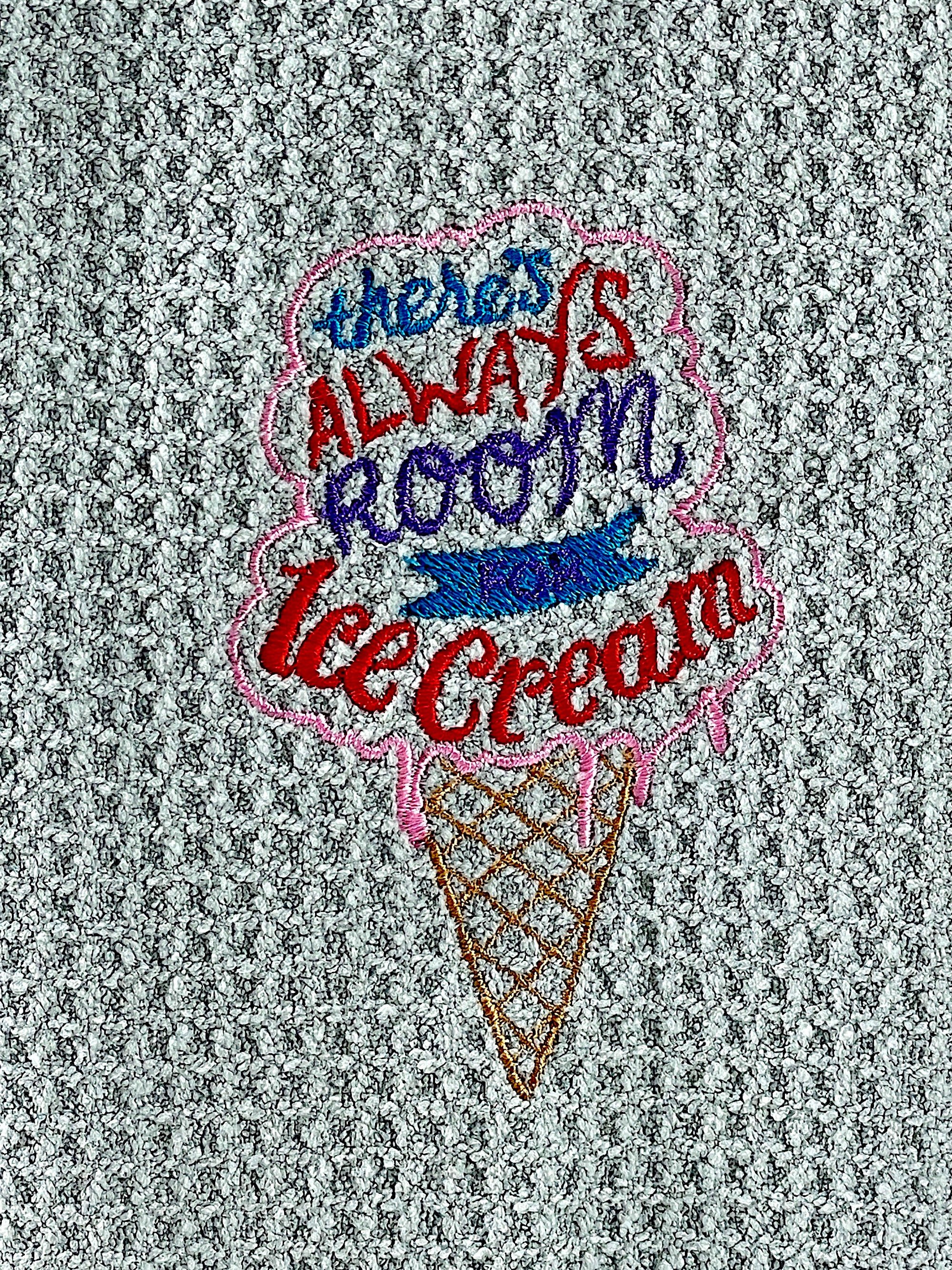 Ice Cream microfiber waffle weave hand  towel