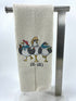 Sea Gals Nautical microfiber waffle weave hand  towel