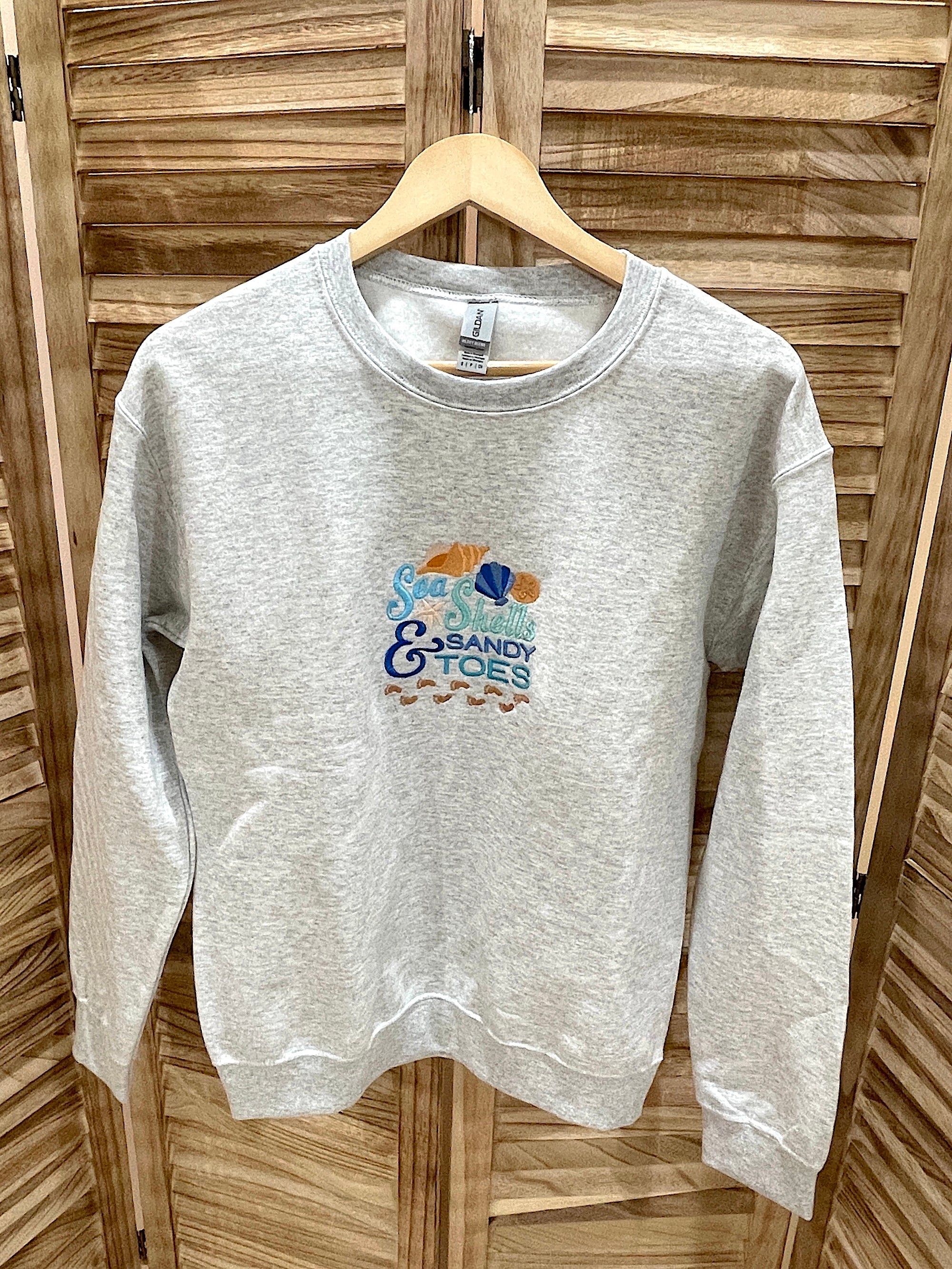 Seashells and sandy Toes sweatshirt