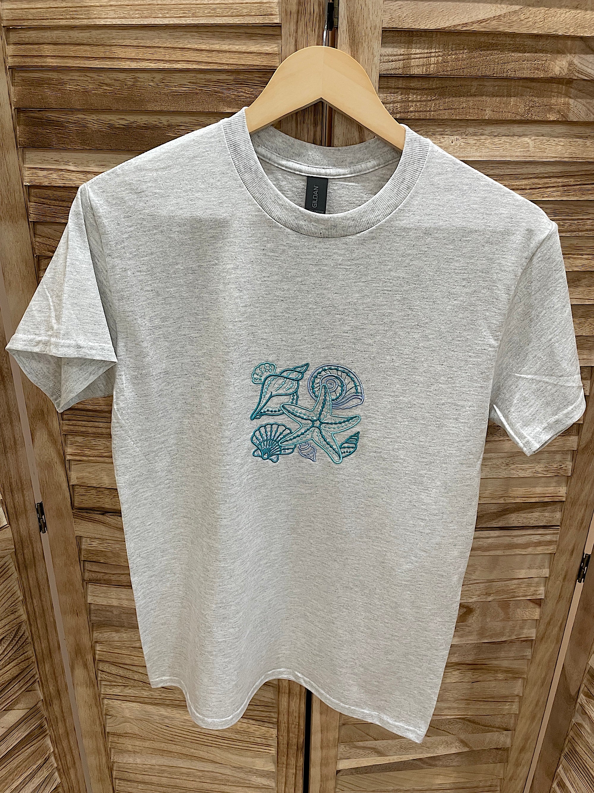 Starfish and Seashell Nautical t-shirt