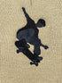 Skateboarder Embroidered Cuffless Beanie Hat