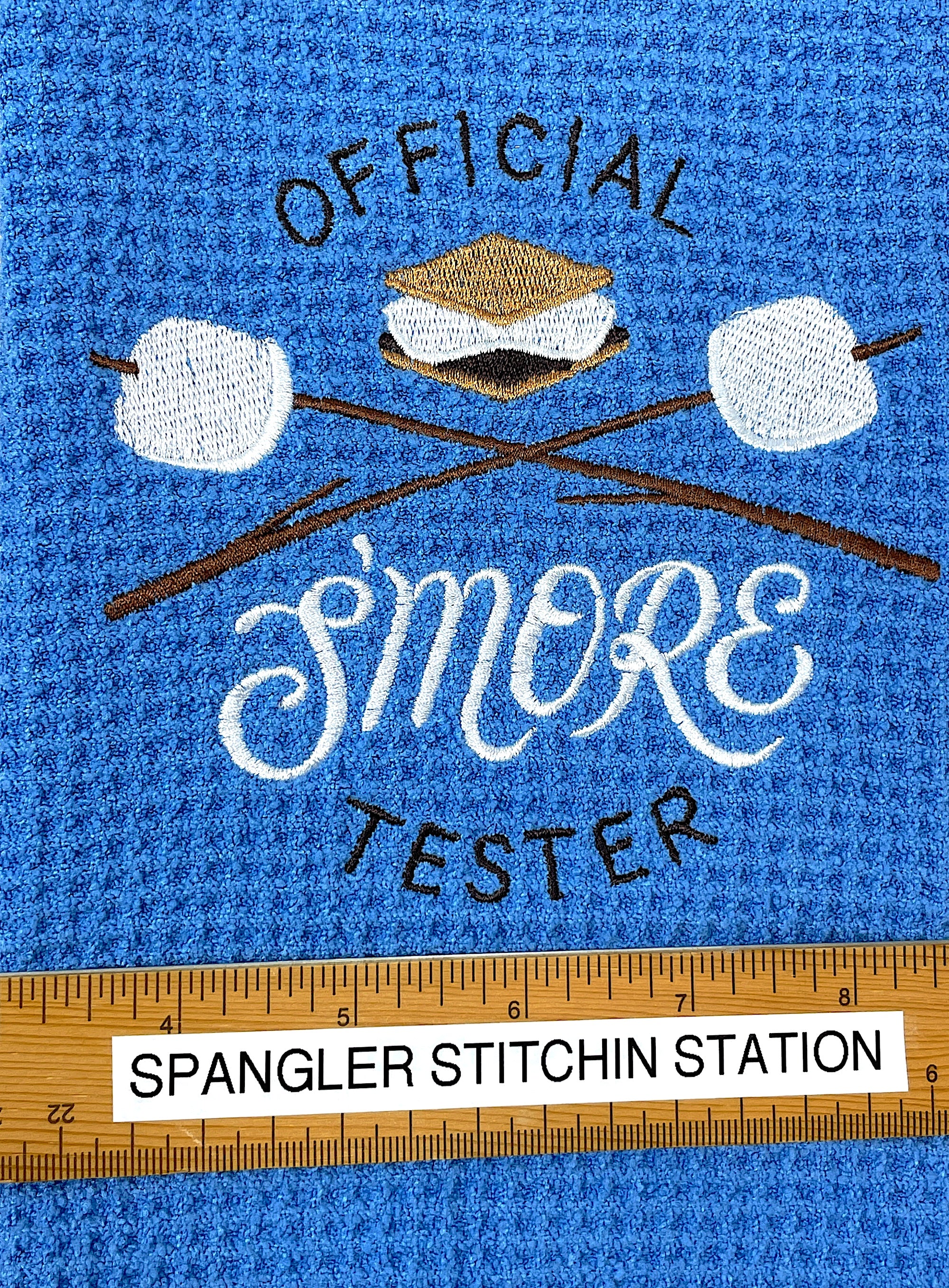 Official Smore Tester Microfiber Waffle Weave Hand Towel