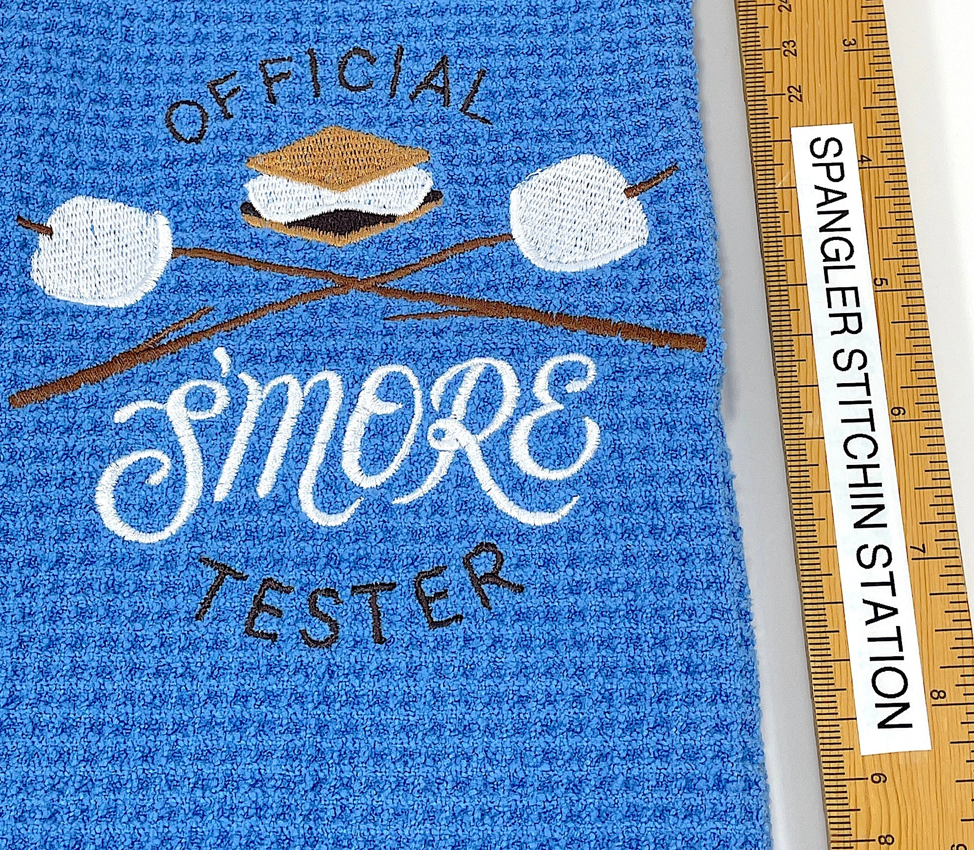 Official Smore Tester Microfiber Waffle Weave Hand Towel