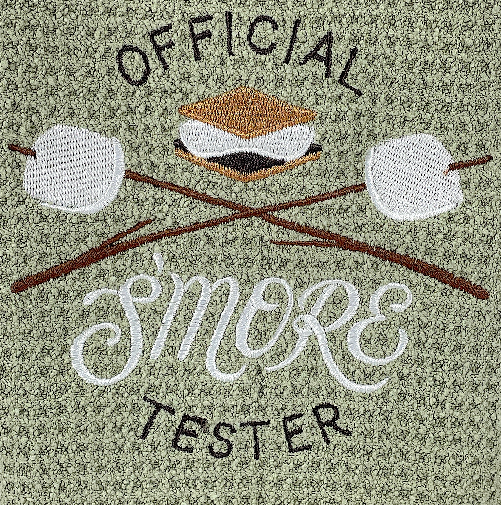 Official Smore Tester Microfiber Waffle Weave Hand Towel