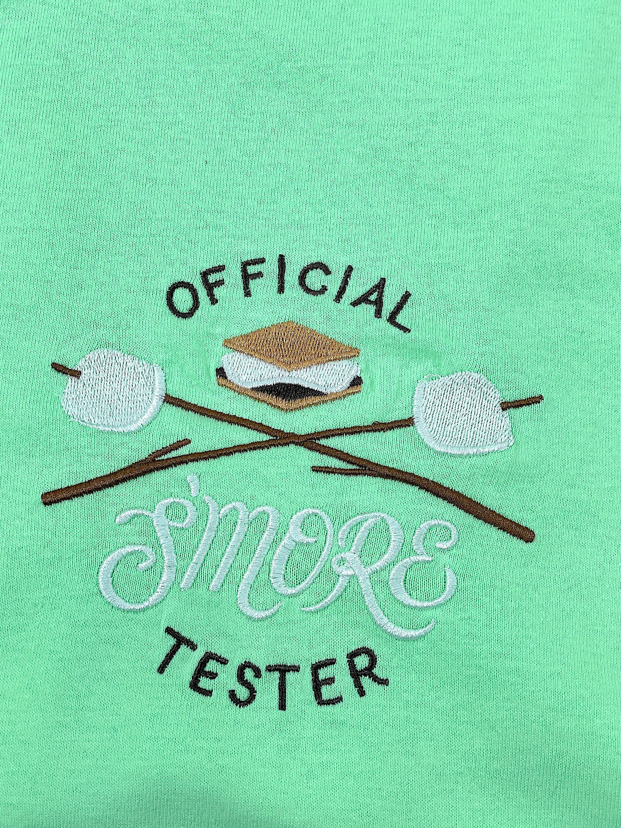 Official Smore Tester funny t-shirt
