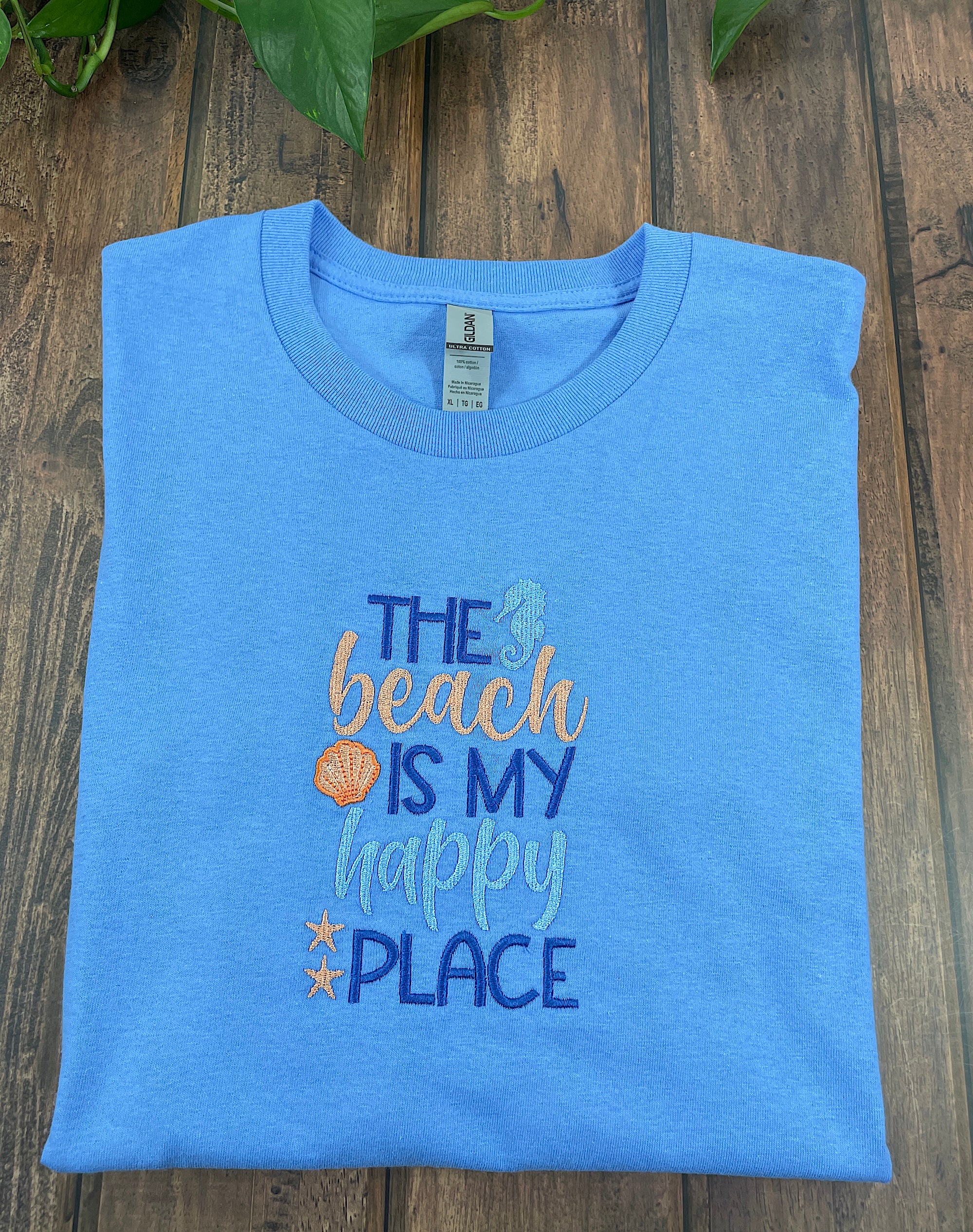 The Beach is my Happy Place Nautical t-shirt