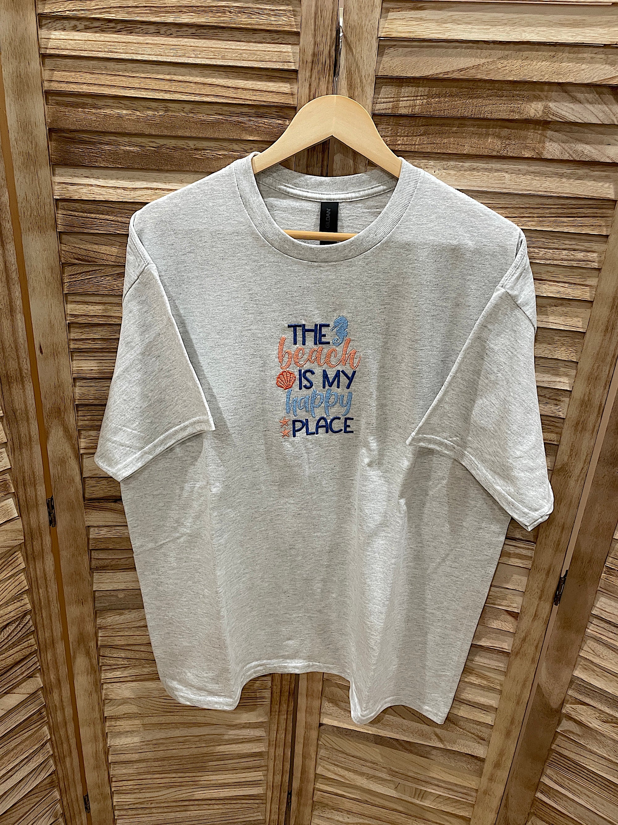 The Beach is my Happy Place Nautical t-shirt