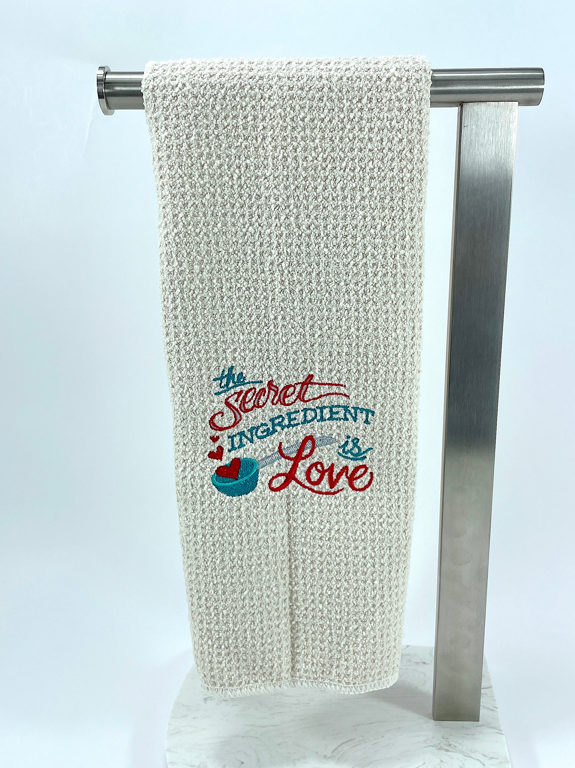 The Secret ingredient is Love microfiber hand towel