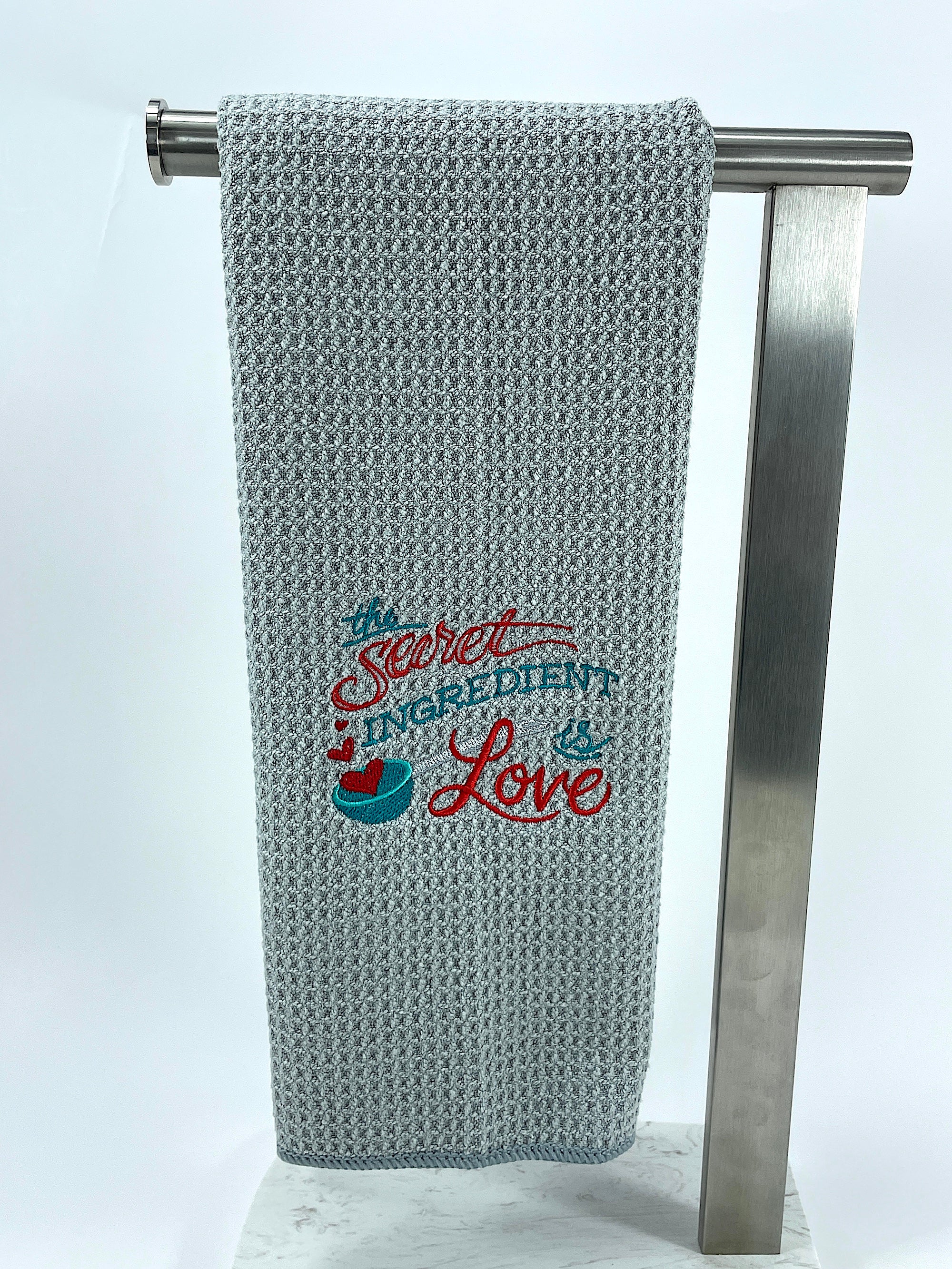 The Secret ingredient is Love microfiber hand towel