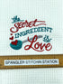 The Secret ingredient is Love microfiber hand towel