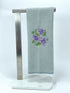Violet Sketch Microfiber waffle weave hand towel